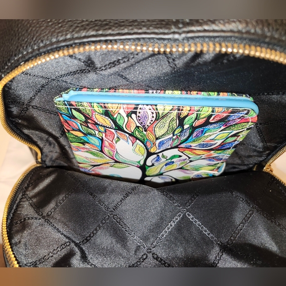 Michael Kors Rhea Medium Leather Backpack - Picture 9 of 12